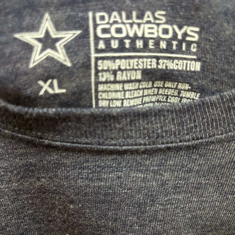 Dallas Cowboys NFL Men's Tri-Blend T-Shirt Size XL - Picture 2 of 4